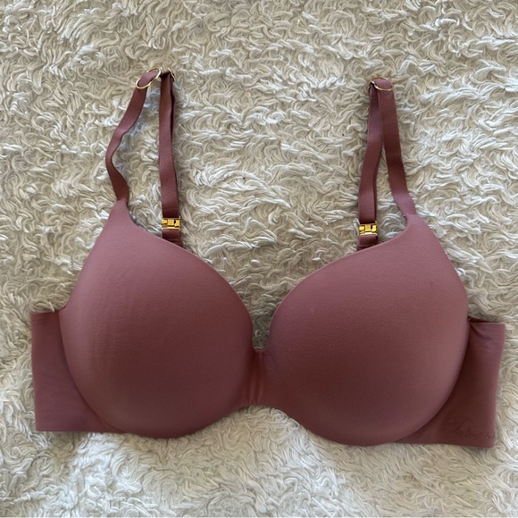 Victoria's Secret Incredible Perfect Shape Push-Up Bra Mauve Dusty Rose Size 36C - Picture 3 of 9